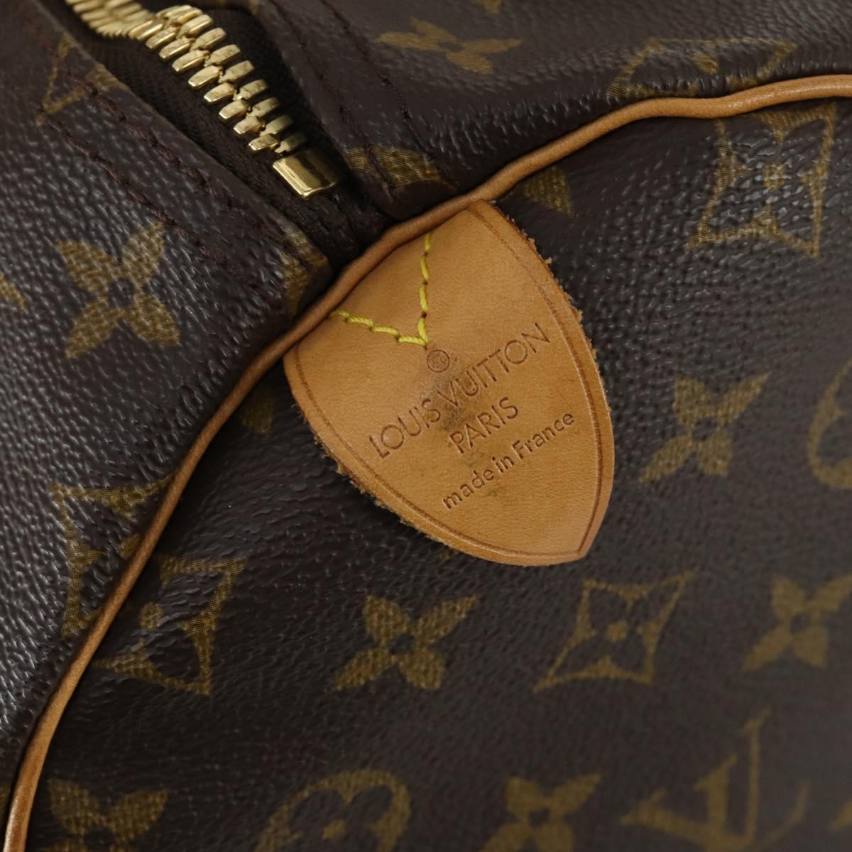 LOUIS VUITTON Monogram Keepall 55 Boston Bag M41424 LV Auth BA8829