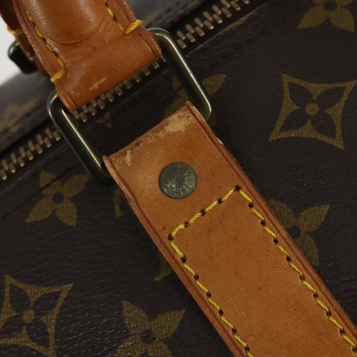 LOUIS VUITTON Monogram Keepall 60 Boston Bag M41422 LV Auth BA8830