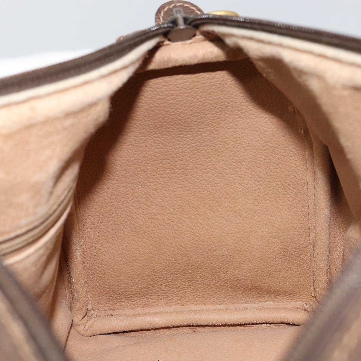 GUCCI GG Supreme Web Sherry Line Boston Bag PVC Beige Gold 40 02 006 Auth BA8851
