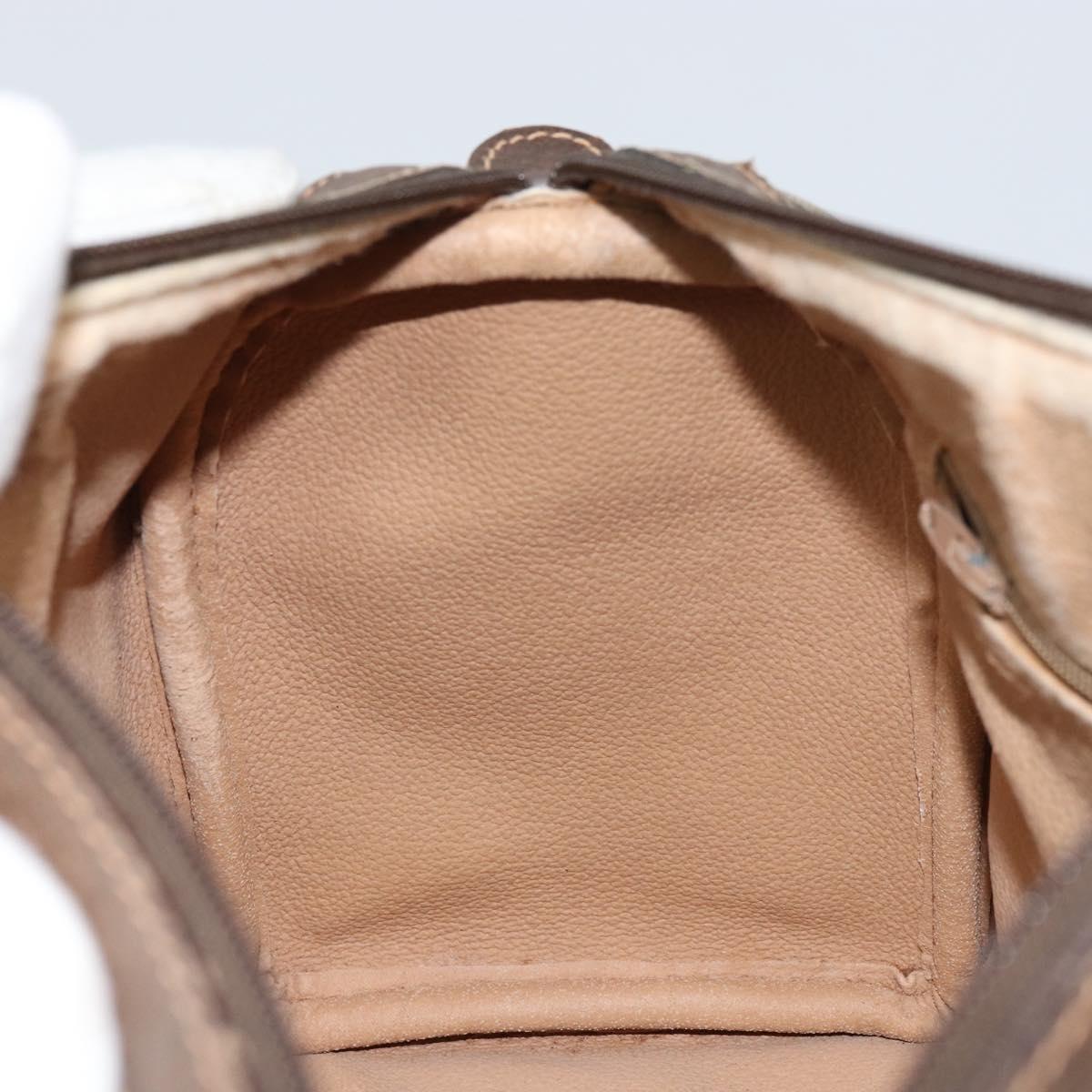GUCCI GG Supreme Web Sherry Line Boston Bag PVC Beige Gold 40 02 006 Auth BA8851