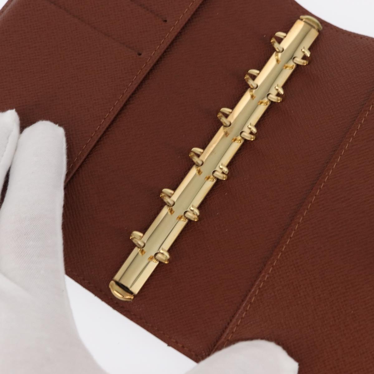 LOUIS VUITTON Monogram Agenda PM Day Planner Cover R20005 LV Auth BA8890