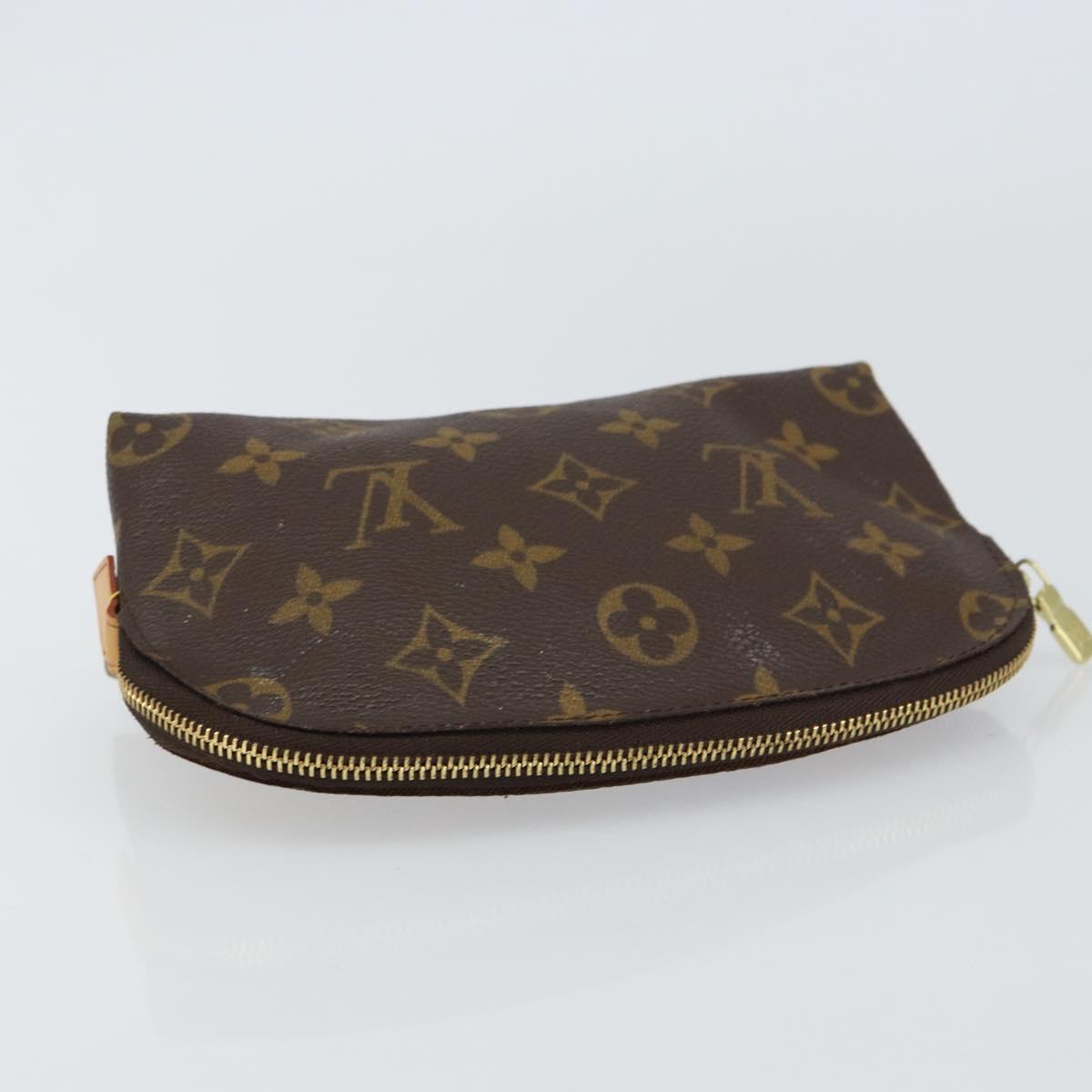 LOUIS VUITTON Monogram Pochette Cosmetic PM Pouch M43998 LV Auth BA8901