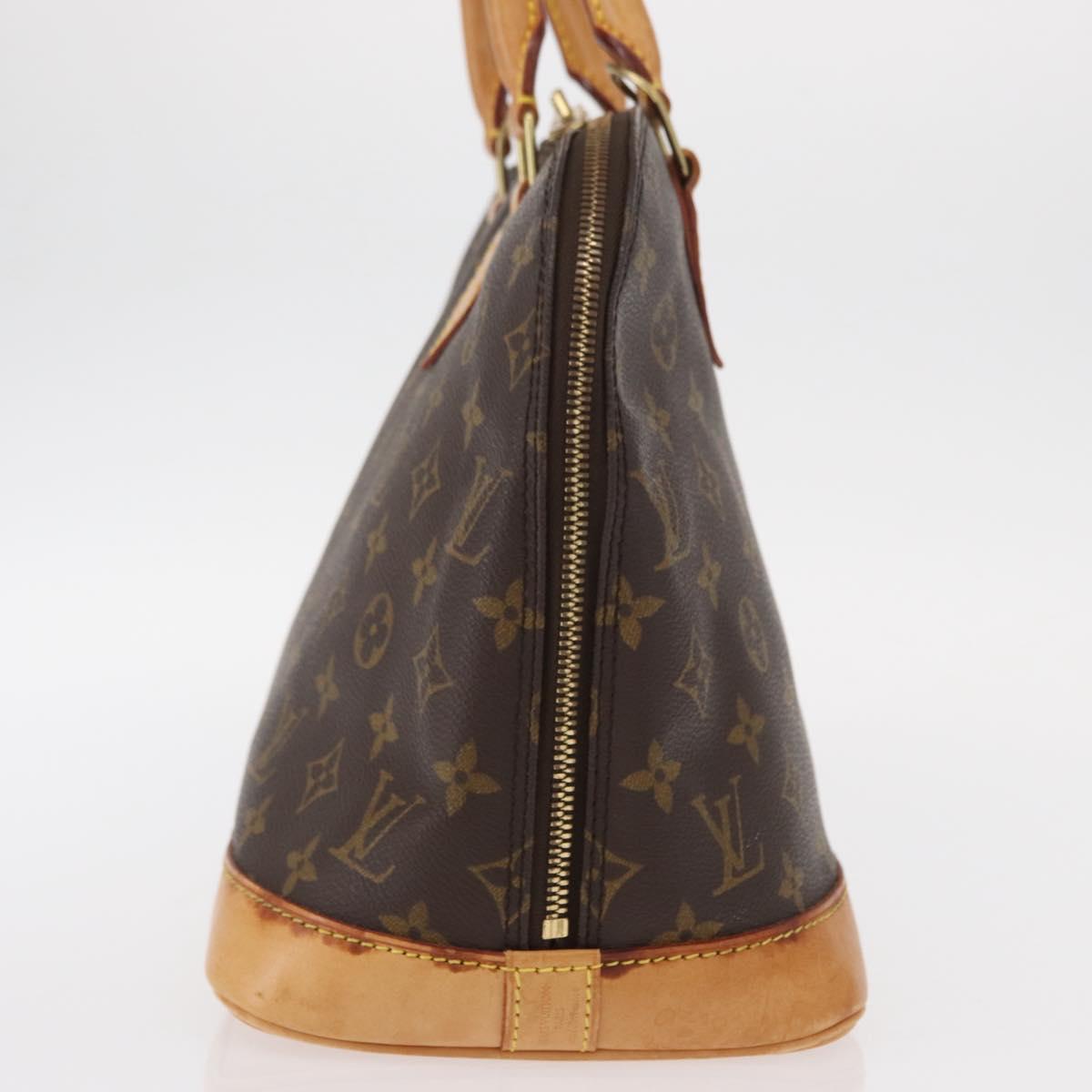LOUIS VUITTON Monogram Alma Hand Bag M51130 LV Auth BA8904