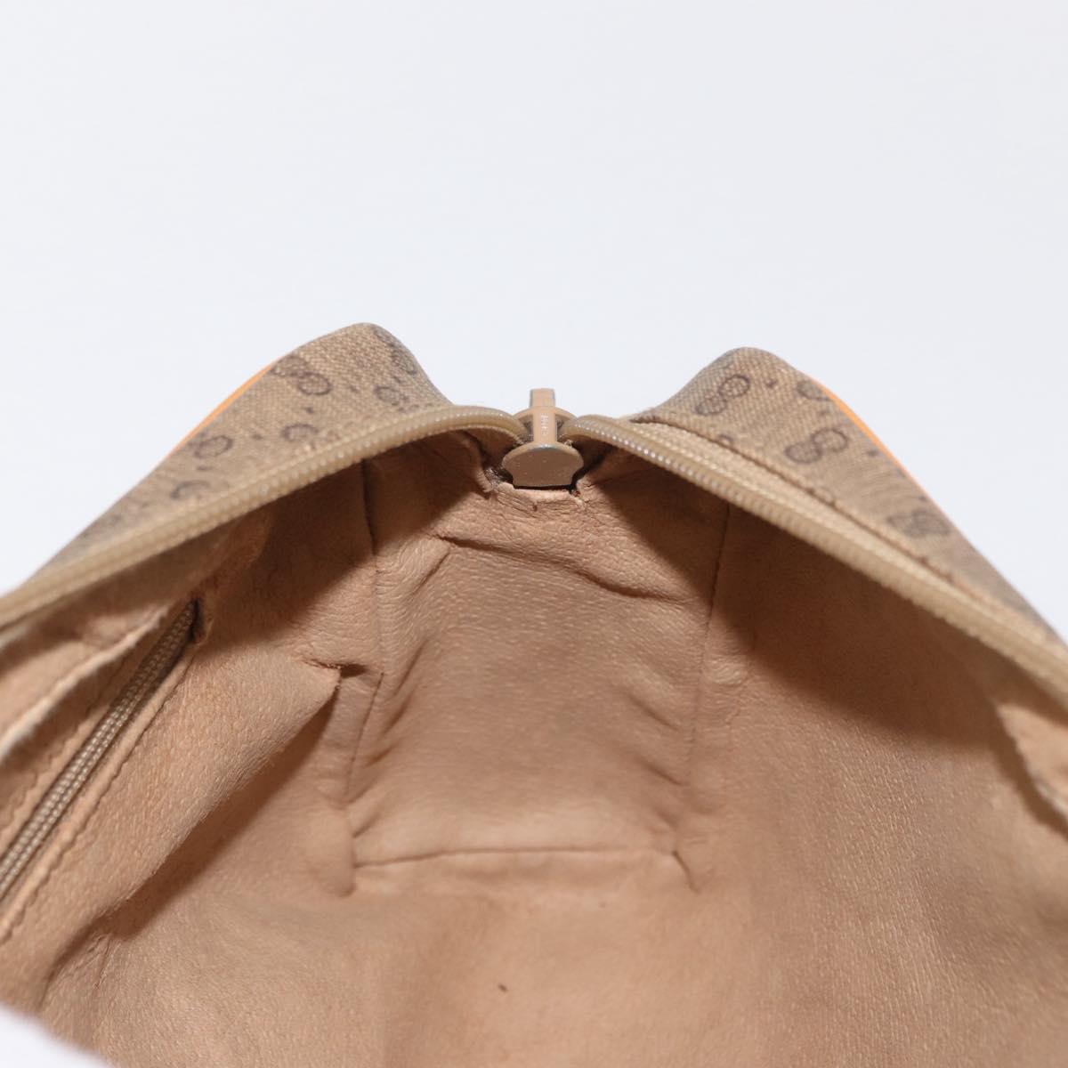 GUCCI Micro GG Supreme Shoulder Bag PVC Beige Gold 007 1112 63 Auth BA8906