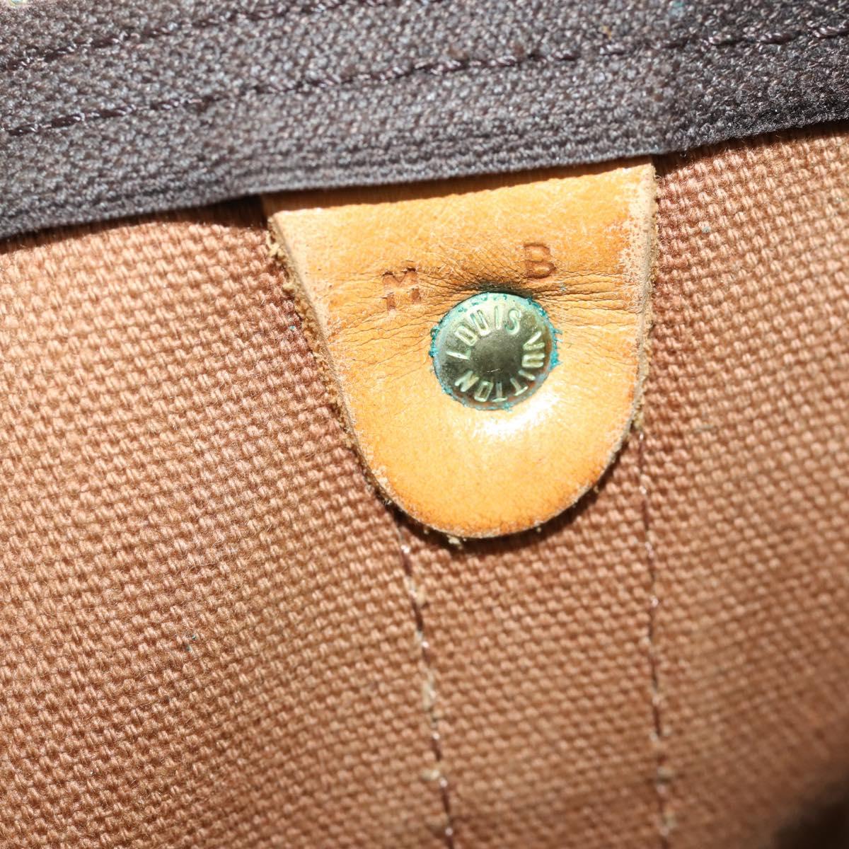 LOUIS VUITTON Monogram Keepall 50 Boston Bag M41426 LV Auth BA8933