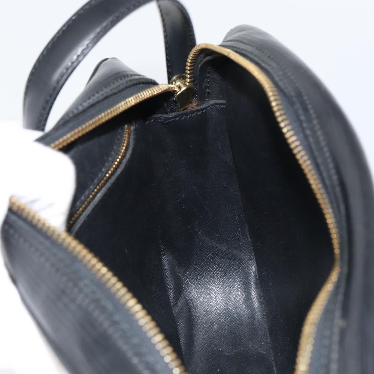 LOUIS VUITTON Epi Jeune Fille MM Shoulder Bag Black M52152 LV Auth BA8955