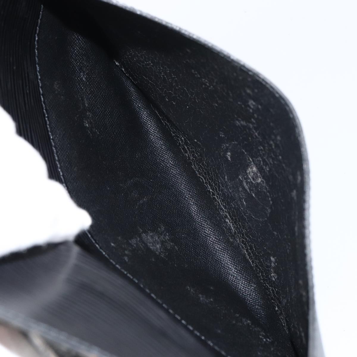 LOUIS VUITTON Epi Jeune Fille MM Shoulder Bag Black M52152 LV Auth BA8955