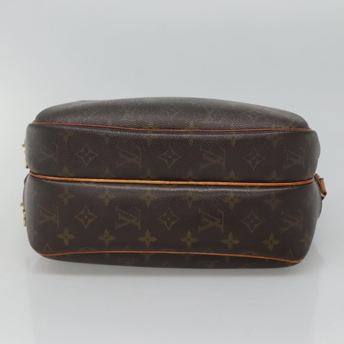 LOUIS VUITTON Monogram Reporter PM Shoulder Bag M45254 LV Auth BA896