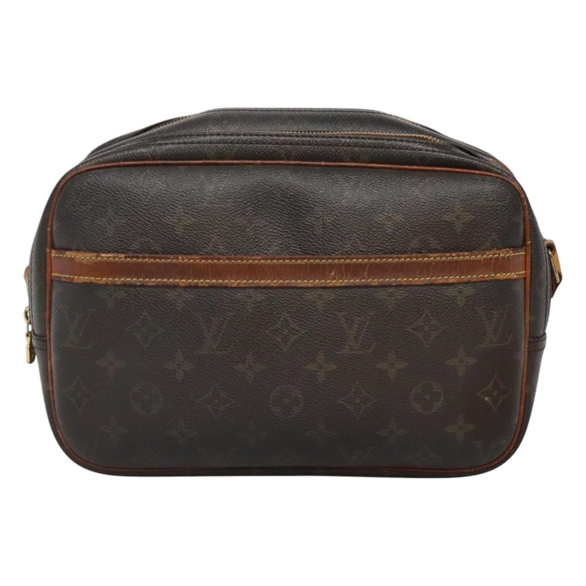 LOUIS VUITTON Monogram Reporter PM Shoulder Bag M45254 LV Auth BA896
