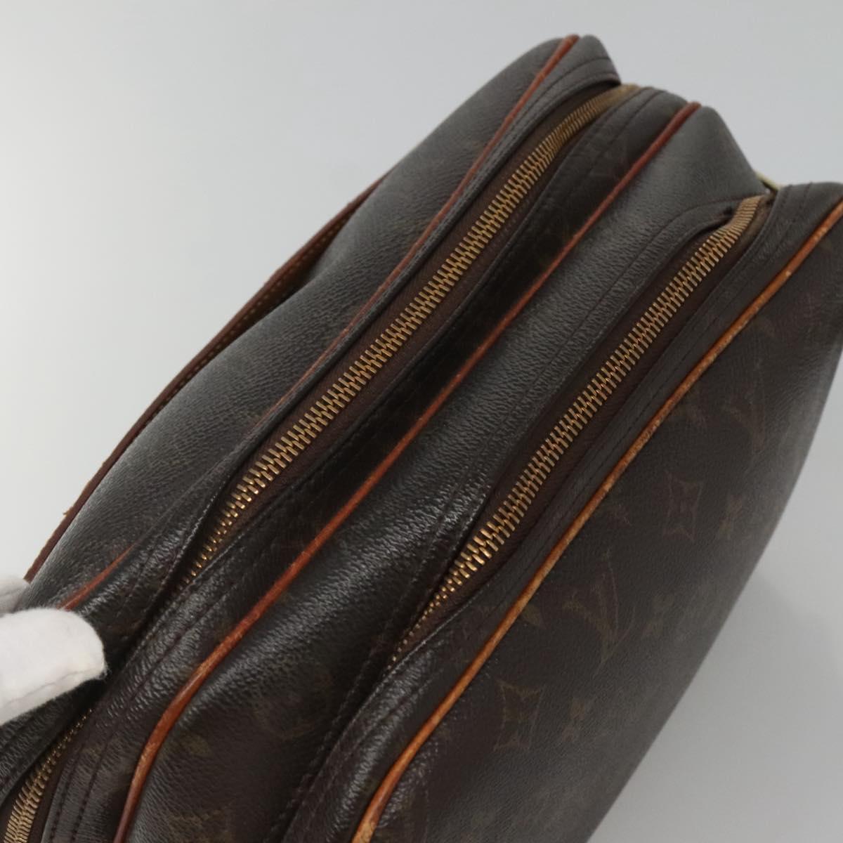 LOUIS VUITTON Monogram Reporter PM Shoulder Bag M45254 LV Auth BA896