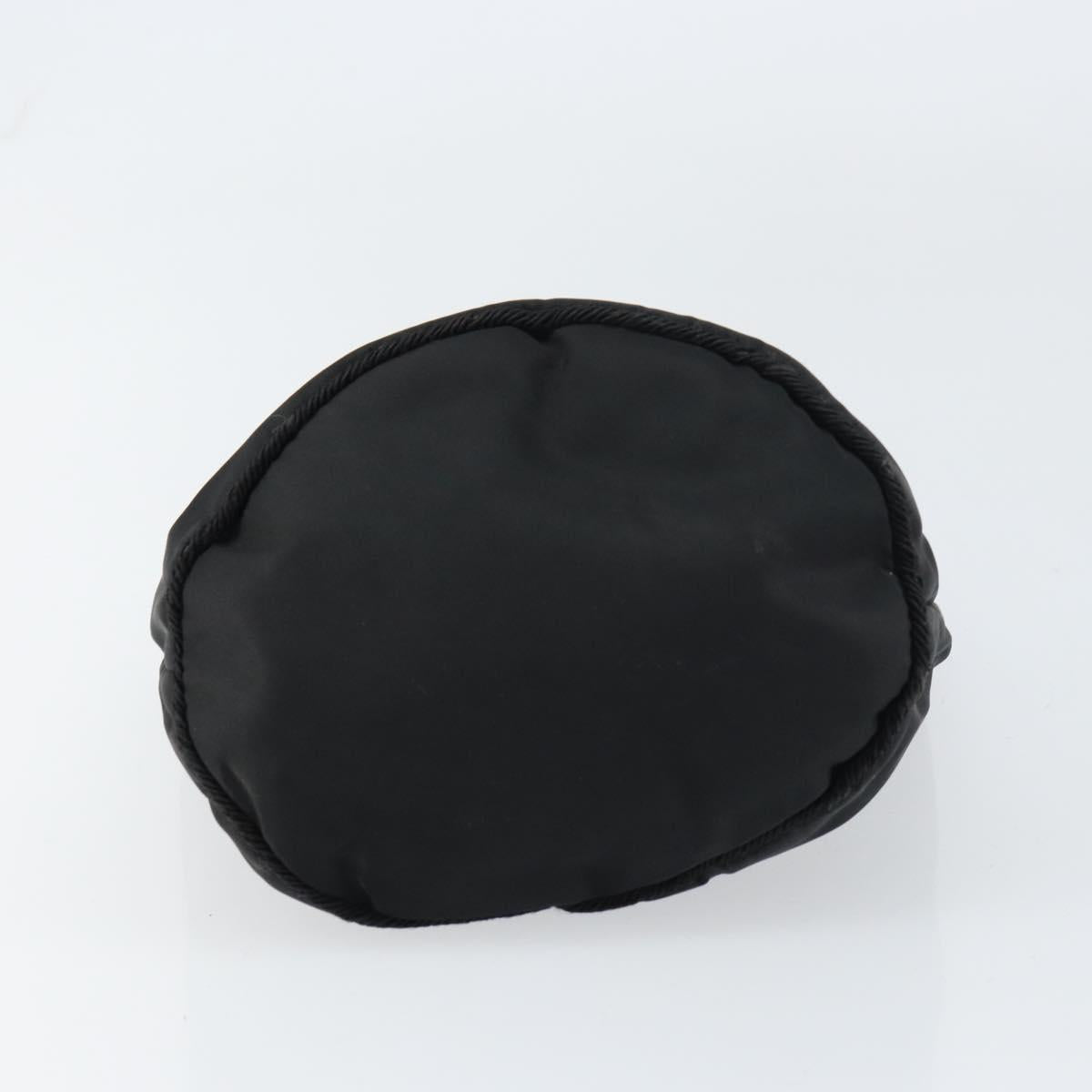 PRADA Hand Bag Nylon Black Auth BA8979