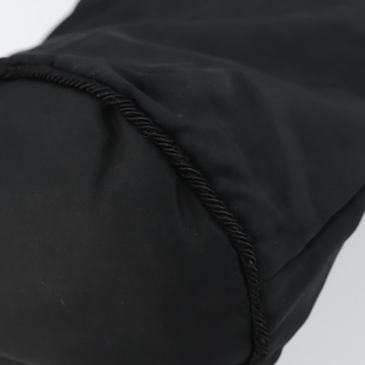 PRADA Hand Bag Nylon Black Auth BA8979