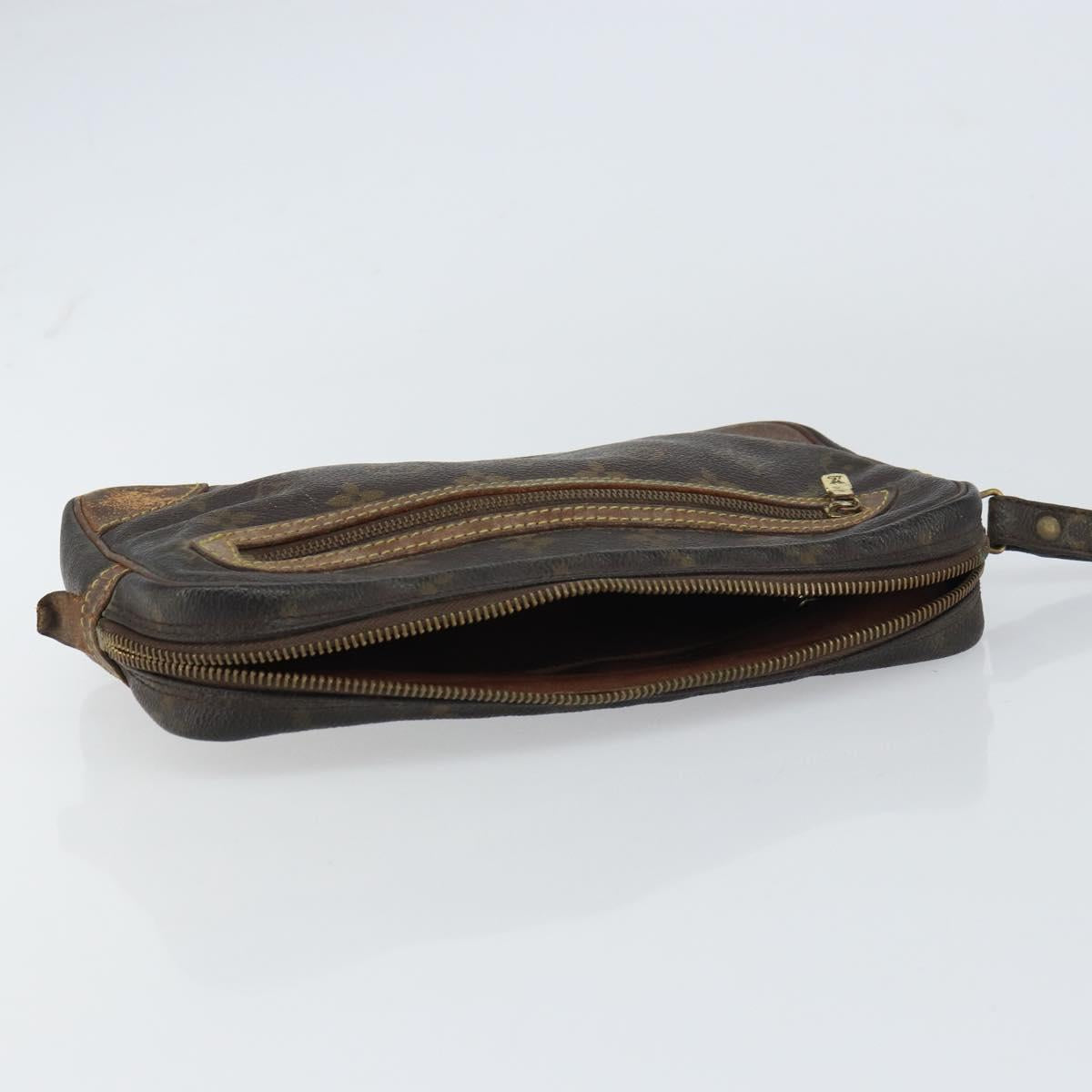 LOUIS VUITTON Monogram Marly Dragonne GM Clutch Bag M51825 LV Auth BA8980