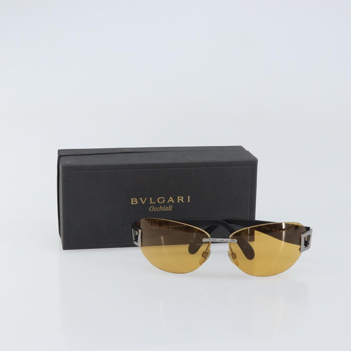 BVLGARI Sunglasses plastic Yellow Auth BA8991