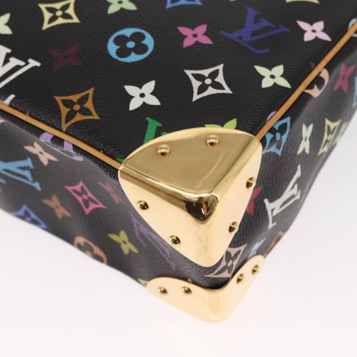 LOUIS VUITTON Monogram Multicolor Boulogne Bag Black M92638 LV Auth BA8993V