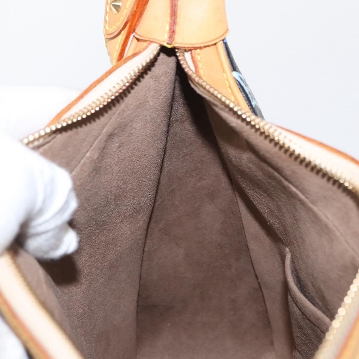 LOUIS VUITTON Monogram Multicolor Boulogne Bag Black M92638 LV Auth BA8993V