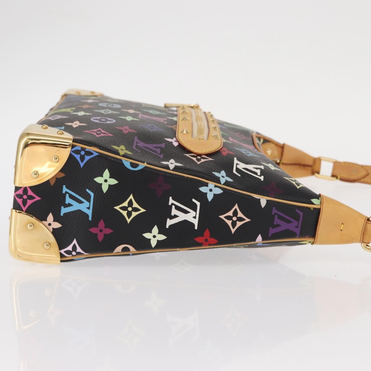 LOUIS VUITTON Monogram Multicolor Boulogne Bag Black M92638 LV Auth BA8993V