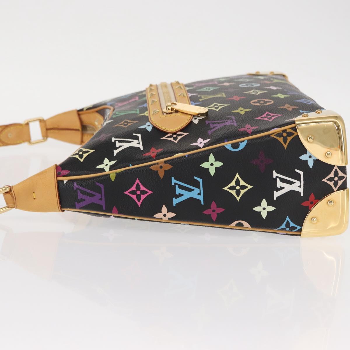 LOUIS VUITTON Monogram Multicolor Boulogne Bag Black M92638 LV Auth BA8993V