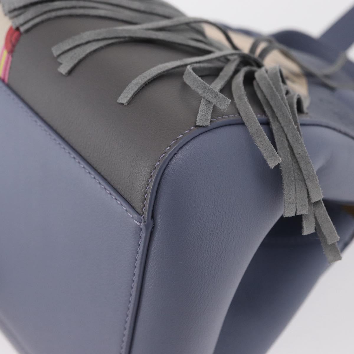 LOEWE Markl Hammock Nugget Loewe x Studio Ghibli 2way Blue Gold Auth BA9010SM