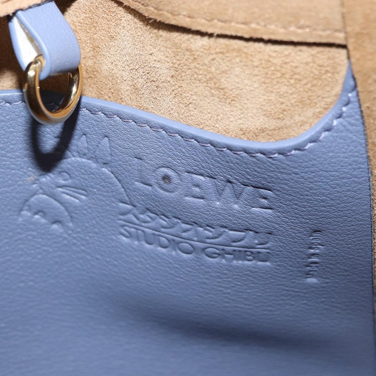 LOEWE Markl Hammock Nugget Loewe x Studio Ghibli 2way Blue Gold Auth BA9010SM