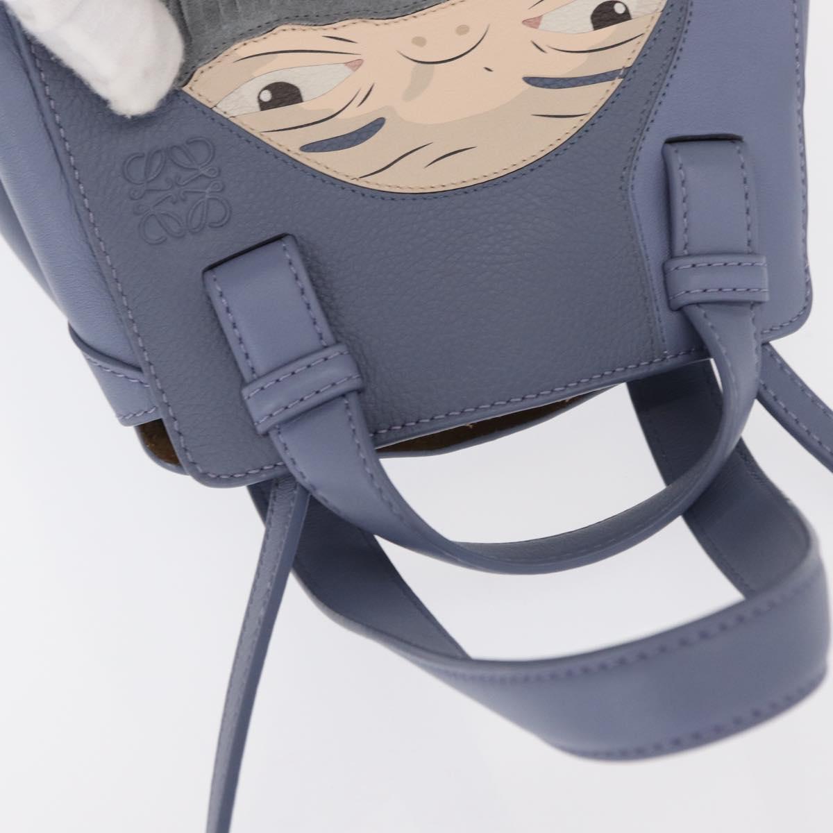 LOEWE Markl Hammock Nugget Loewe x Studio Ghibli 2way Blue Gold Auth BA9010SM