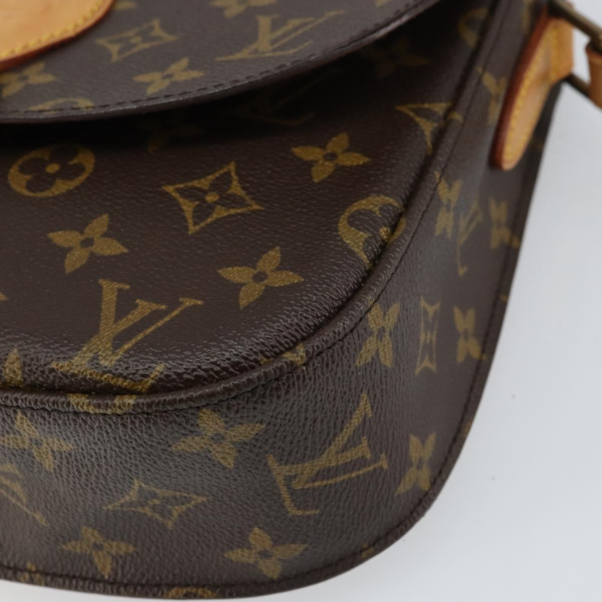 LOUIS VUITTON Monogram Saint Cloud GM Shoulder Bag M51242 LV Auth BA9011