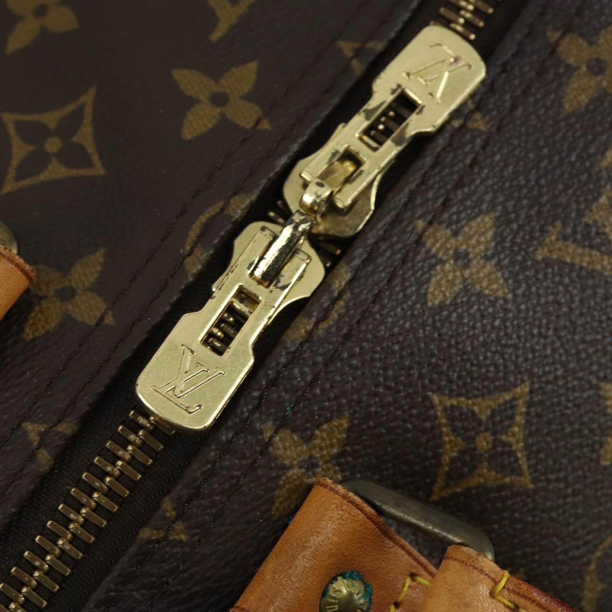LOUIS VUITTON Monogram Keepall 60 Boston Bag M41422 LV Auth BA9012