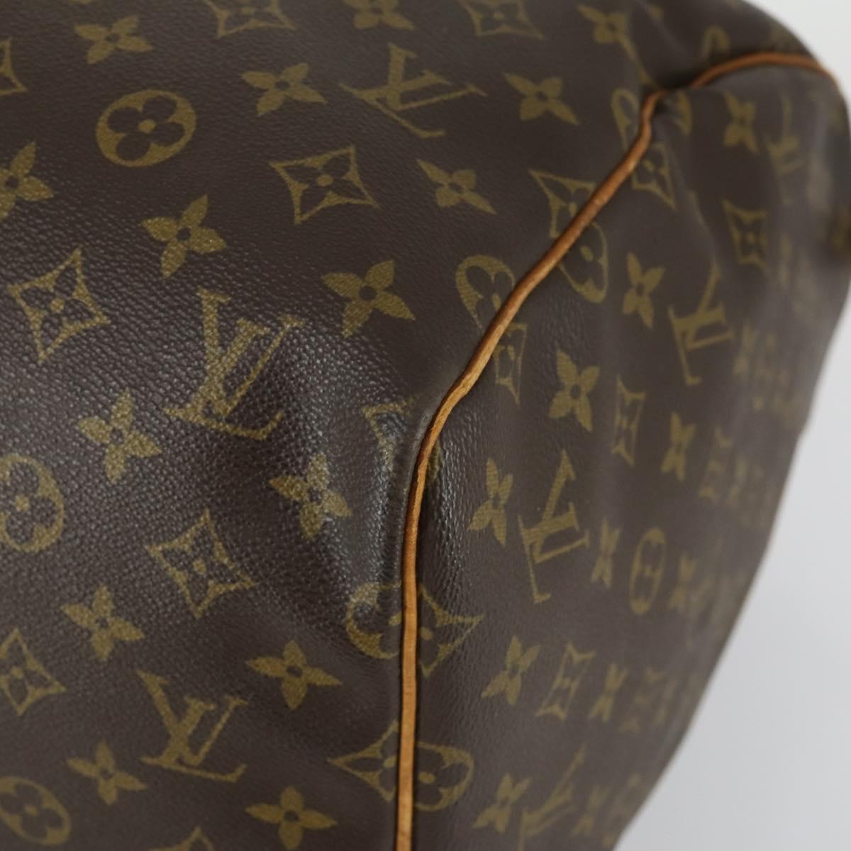 LOUIS VUITTON Monogram Keepall 55 Boston Bag M41424 LV Auth BA9013