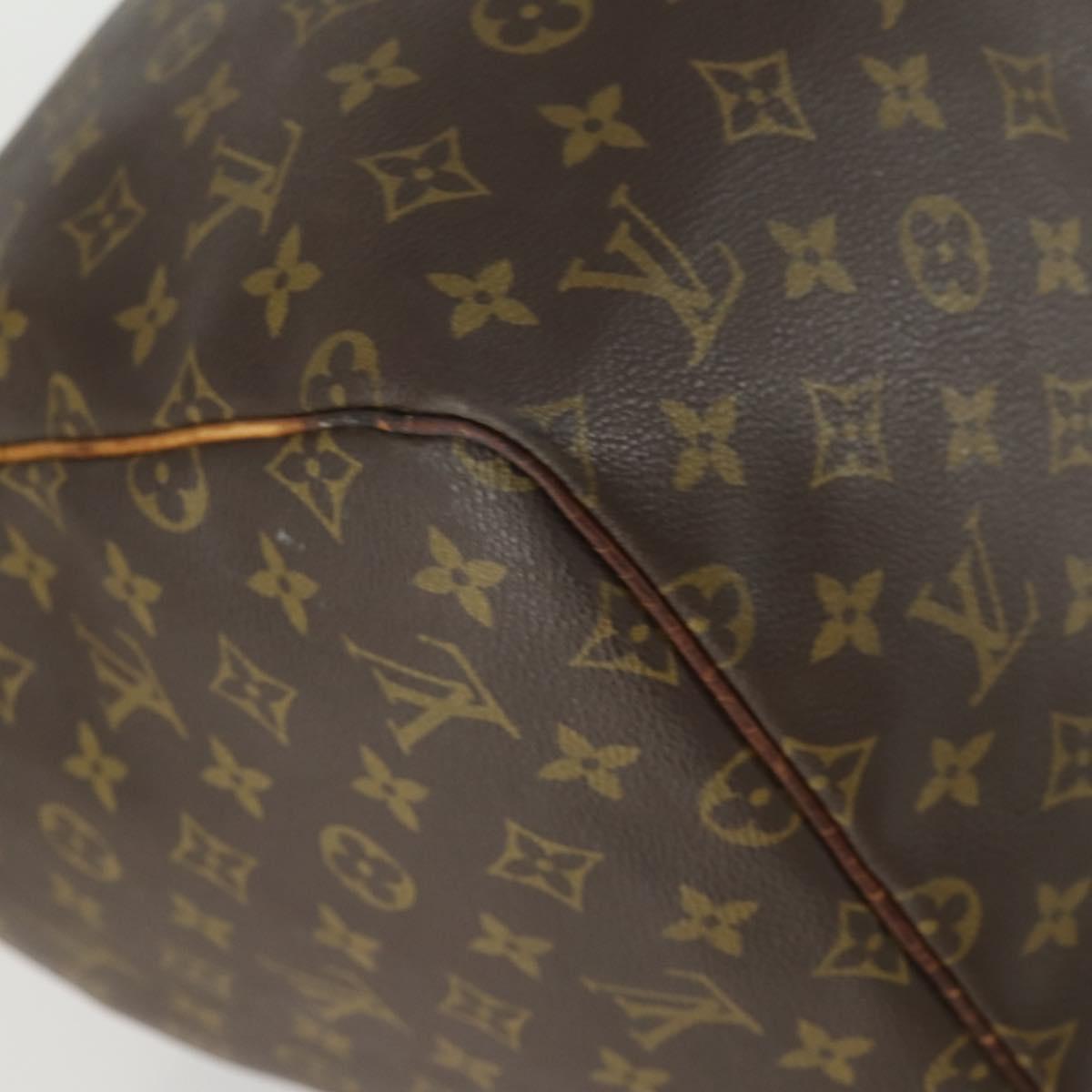 LOUIS VUITTON Monogram Keepall 55 Boston Bag M41424 LV Auth BA9013