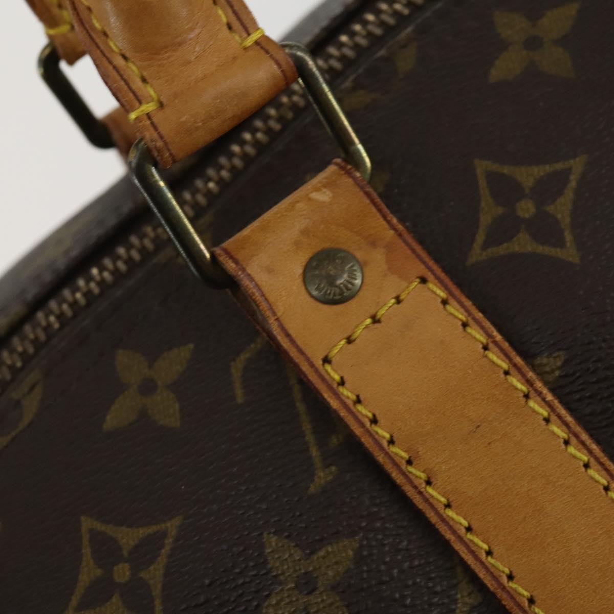 LOUIS VUITTON Monogram Keepall 55 Boston Bag M41424 LV Auth BA9013