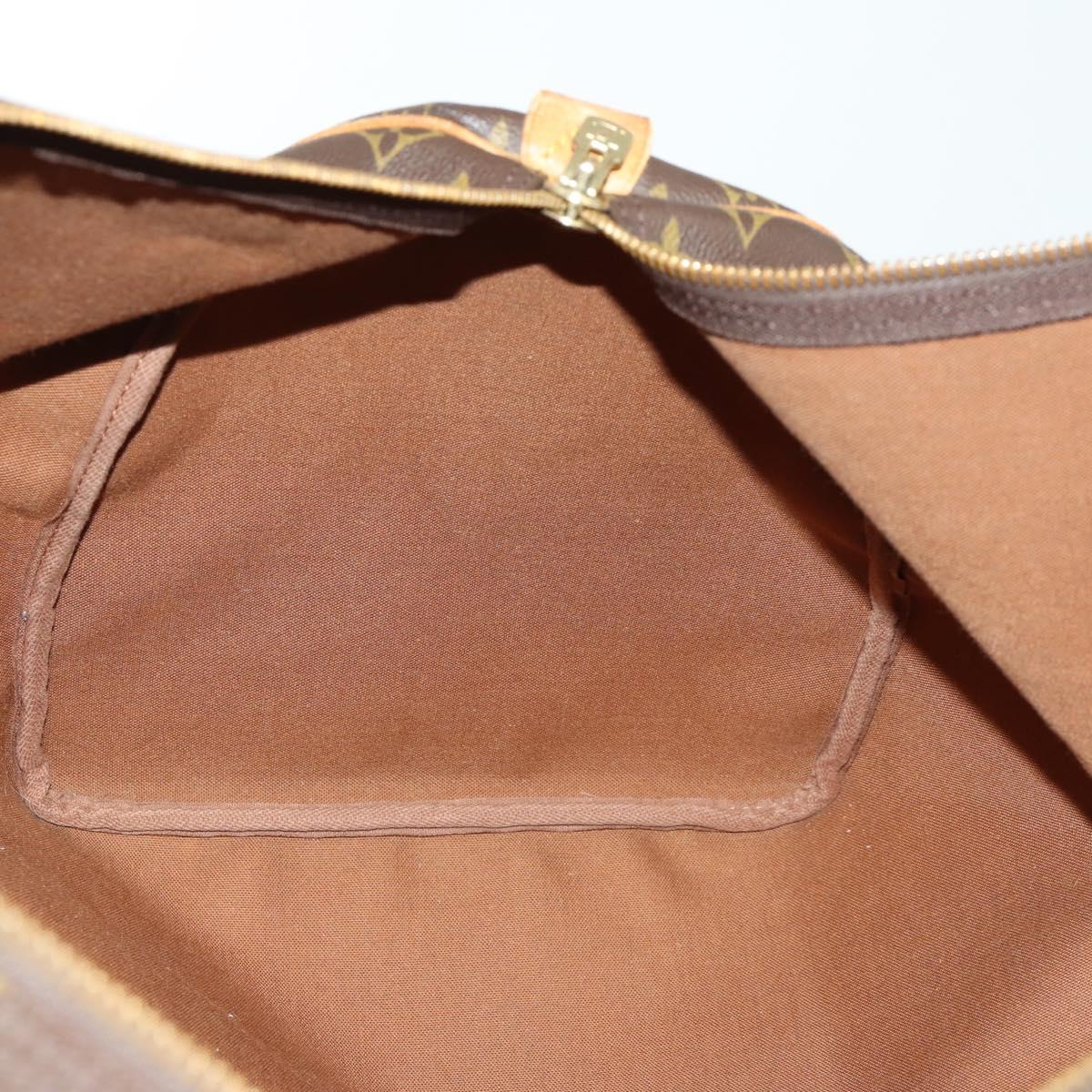 LOUIS VUITTON Monogram Keepall 55 Boston Bag M41424 LV Auth BA9013