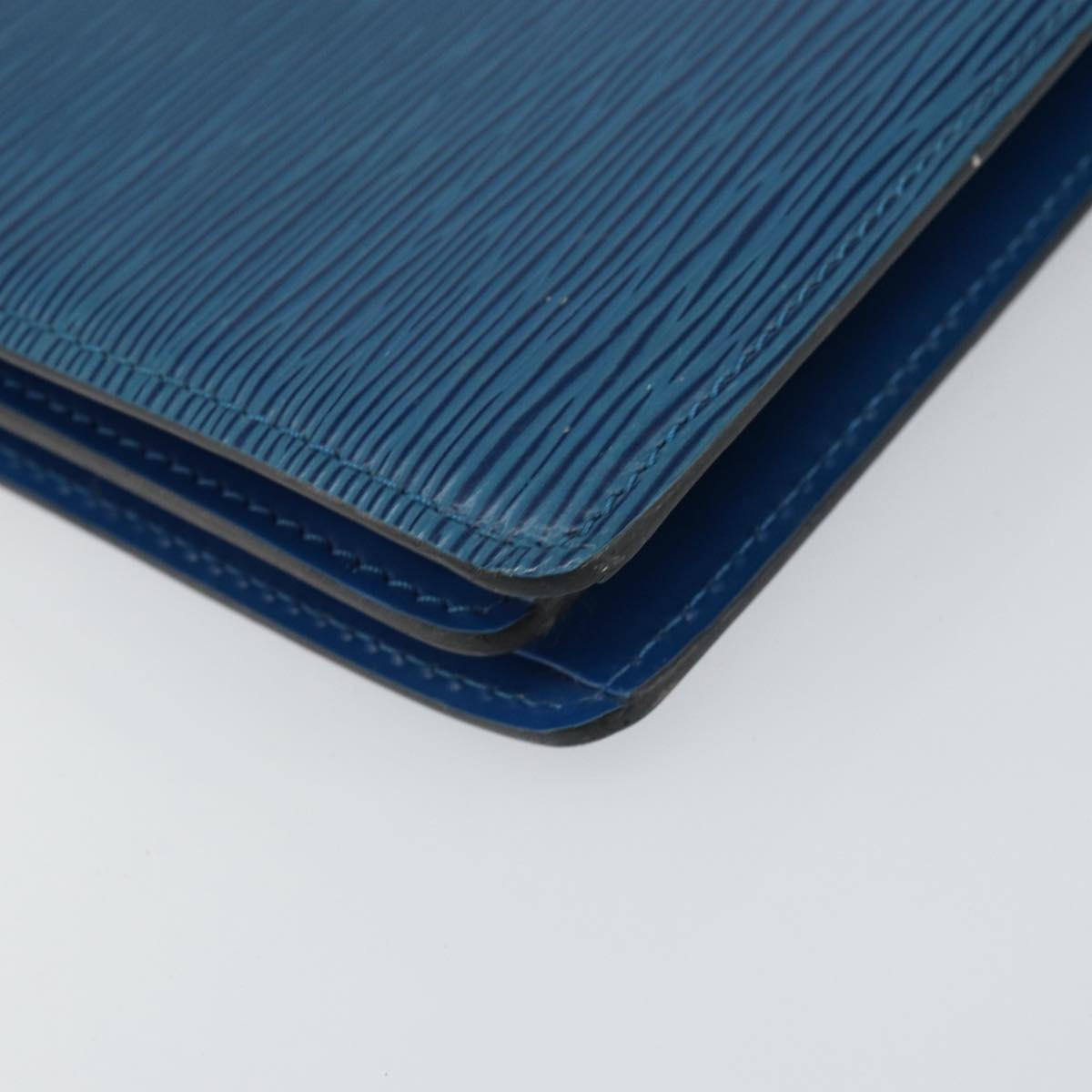 LOUIS VUITTON Epi Capuchin Shoulder Bag Blue M52345 LV Auth BA9024