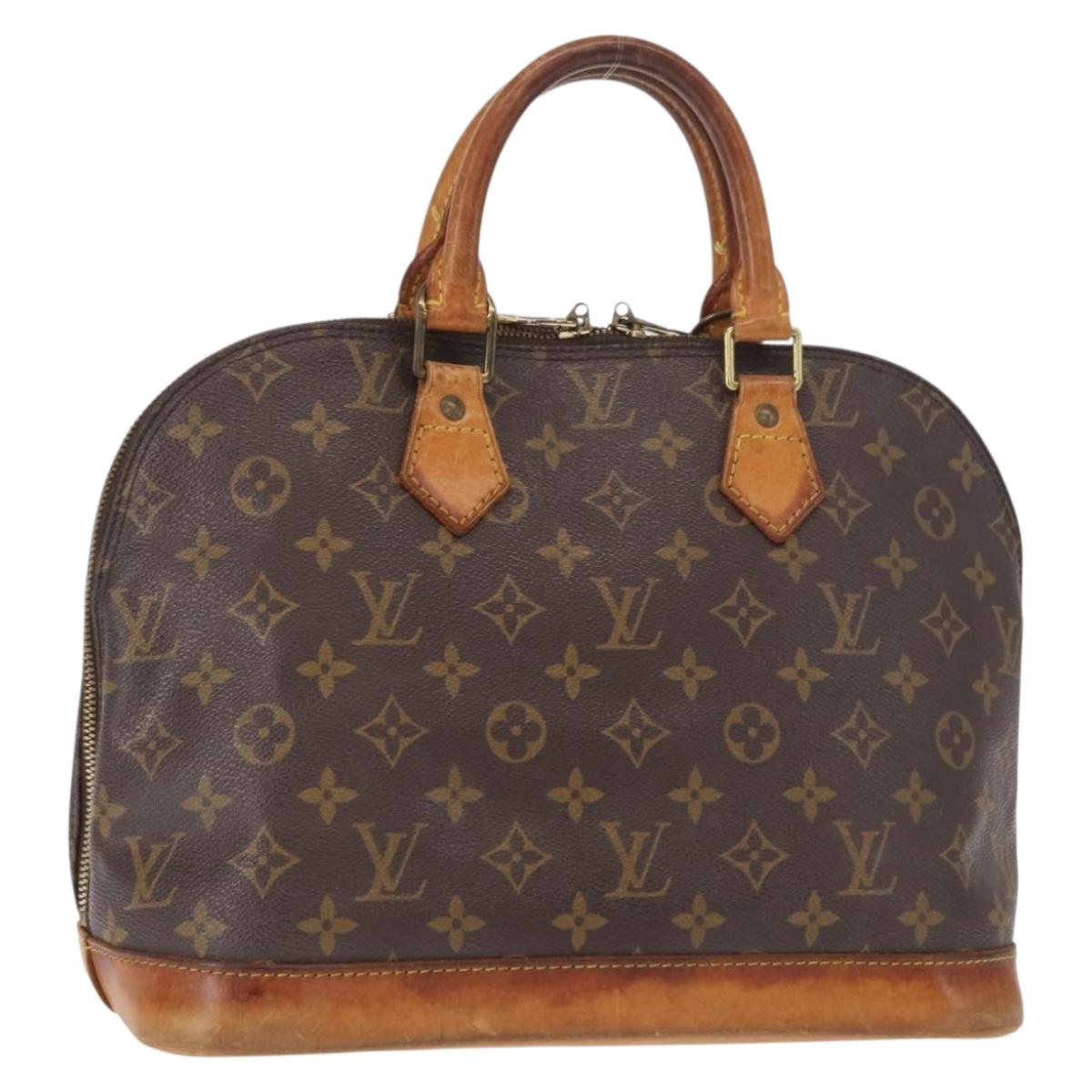 LOUIS VUITTON Monogram Alma Hand Bag M51130 LV Auth BA9027