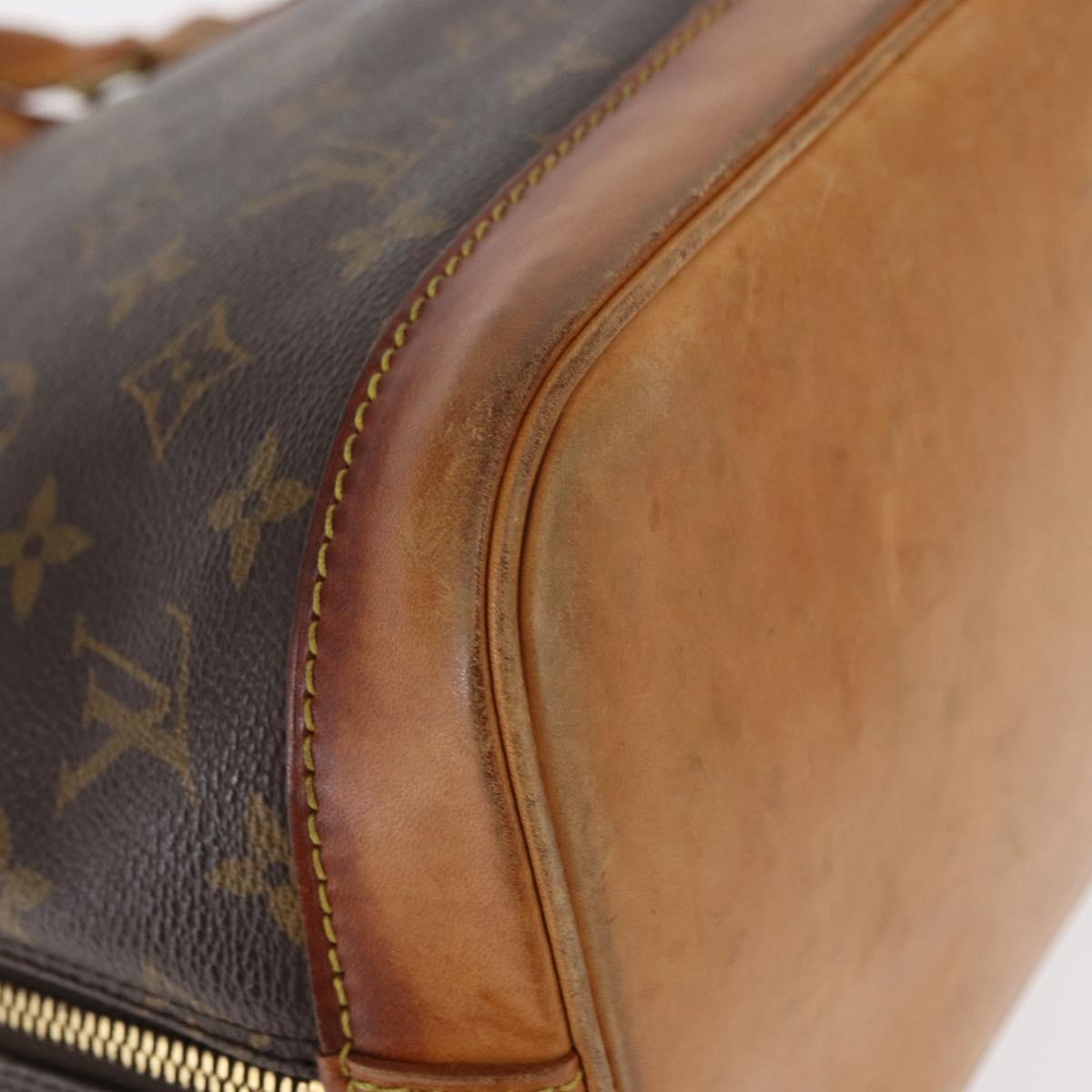 LOUIS VUITTON Monogram Alma Hand Bag M51130 LV Auth BA9027