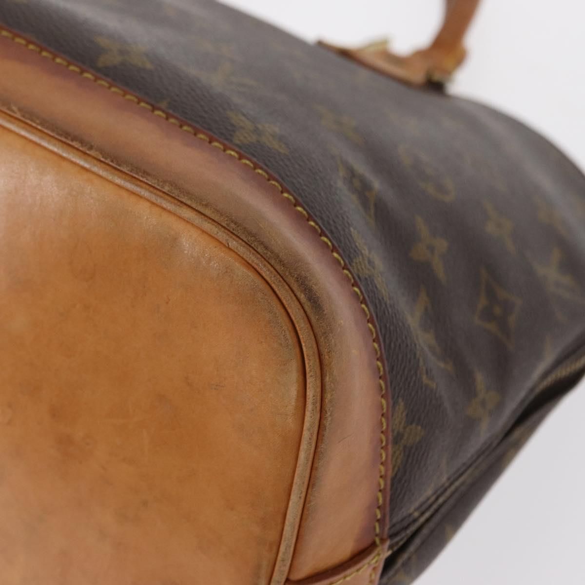 LOUIS VUITTON Monogram Alma Hand Bag M51130 LV Auth BA9027