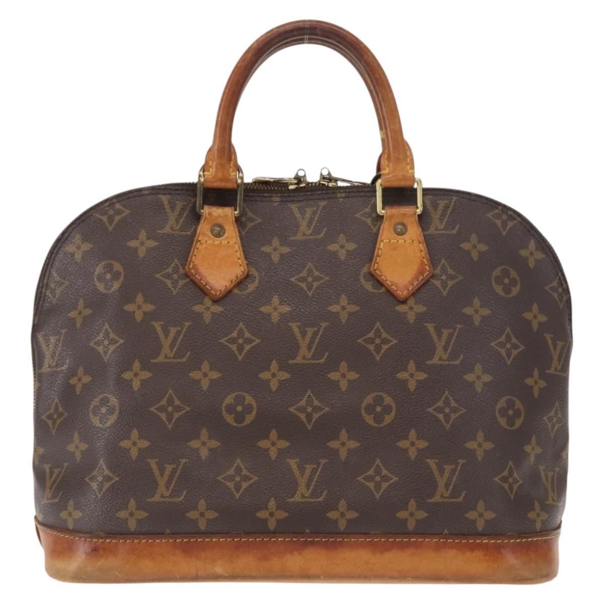 LOUIS VUITTON Monogram Alma Hand Bag M51130 LV Auth BA9027