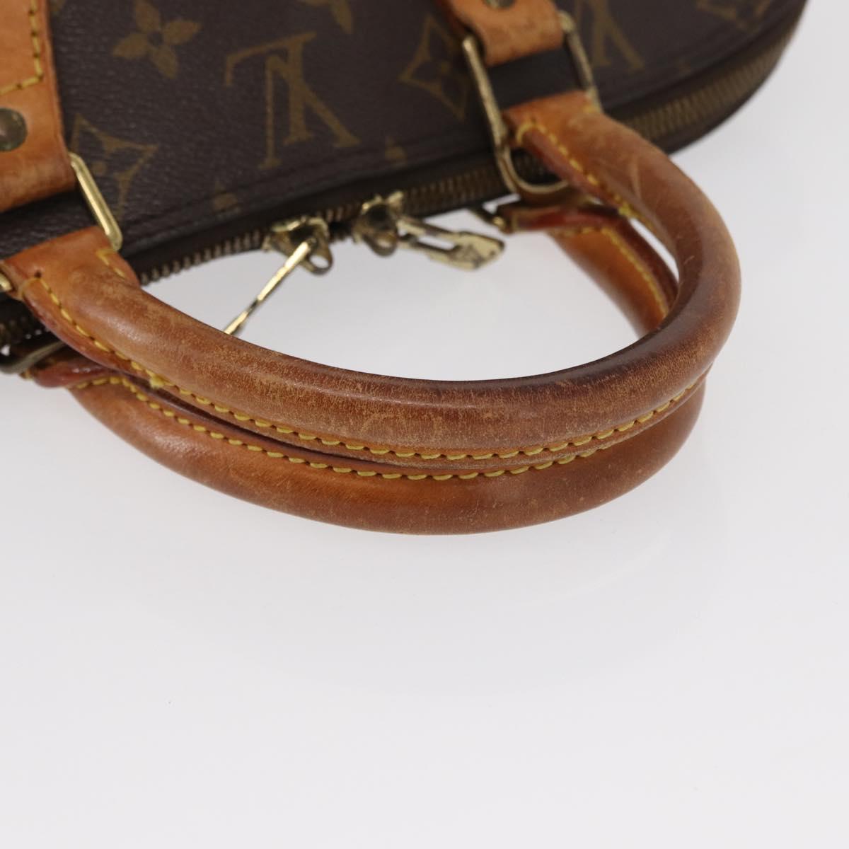 LOUIS VUITTON Monogram Alma Hand Bag M51130 LV Auth BA9027