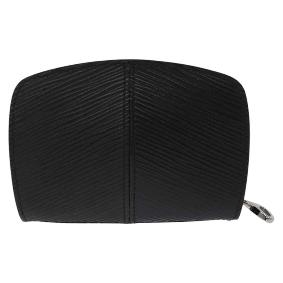 LOUIS VUITTON Epi Porte Monnaie Z Coin Purse Black M63682 LV Auth BA903