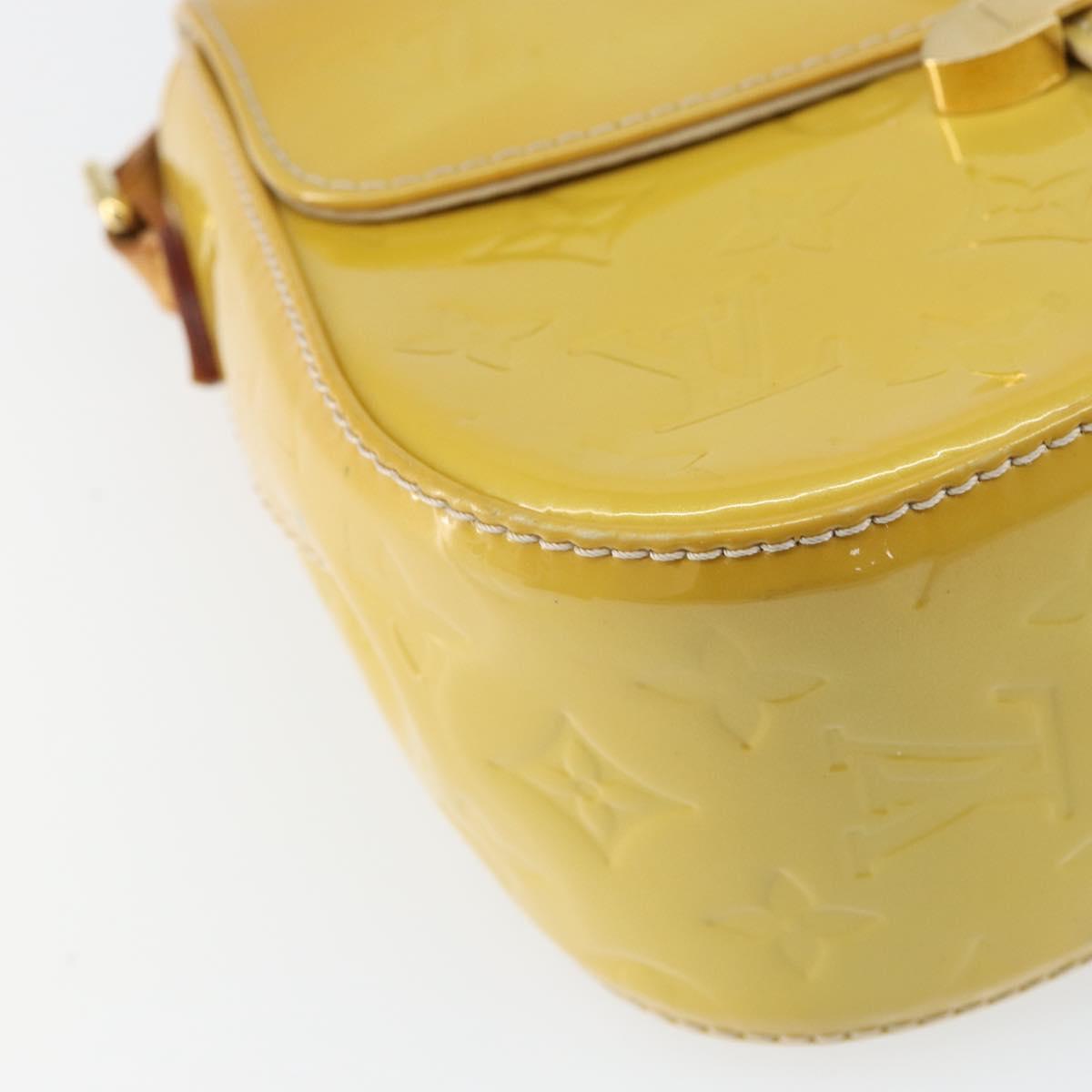 LOUIS VUITTON Vernis Bell Flower GM Shoulder Bag Broncorail M91706 Auth BA9045