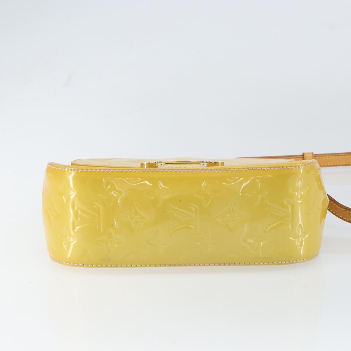 LOUIS VUITTON Vernis Bell Flower GM Shoulder Bag Broncorail M91706 Auth BA9045