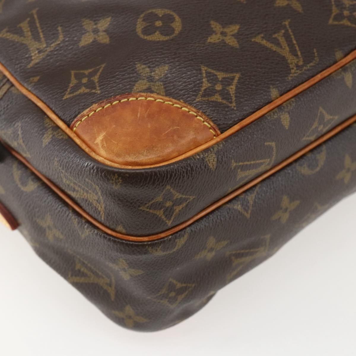 LOUIS VUITTON Monogram Nile Shoulder Bag M45244 LV Auth BA9049