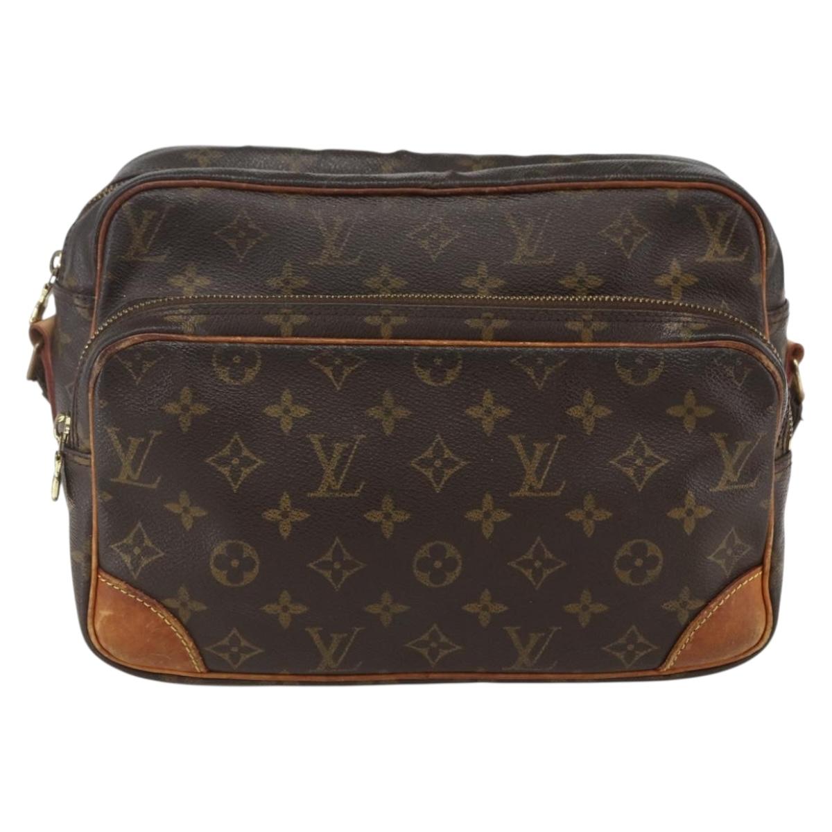 LOUIS VUITTON Monogram Nile Shoulder Bag M45244 LV Auth BA9049
