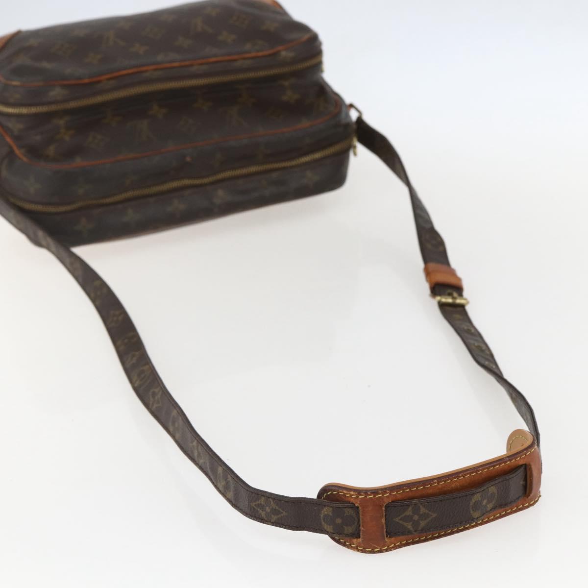 LOUIS VUITTON Monogram Nile Shoulder Bag M45244 LV Auth BA9049