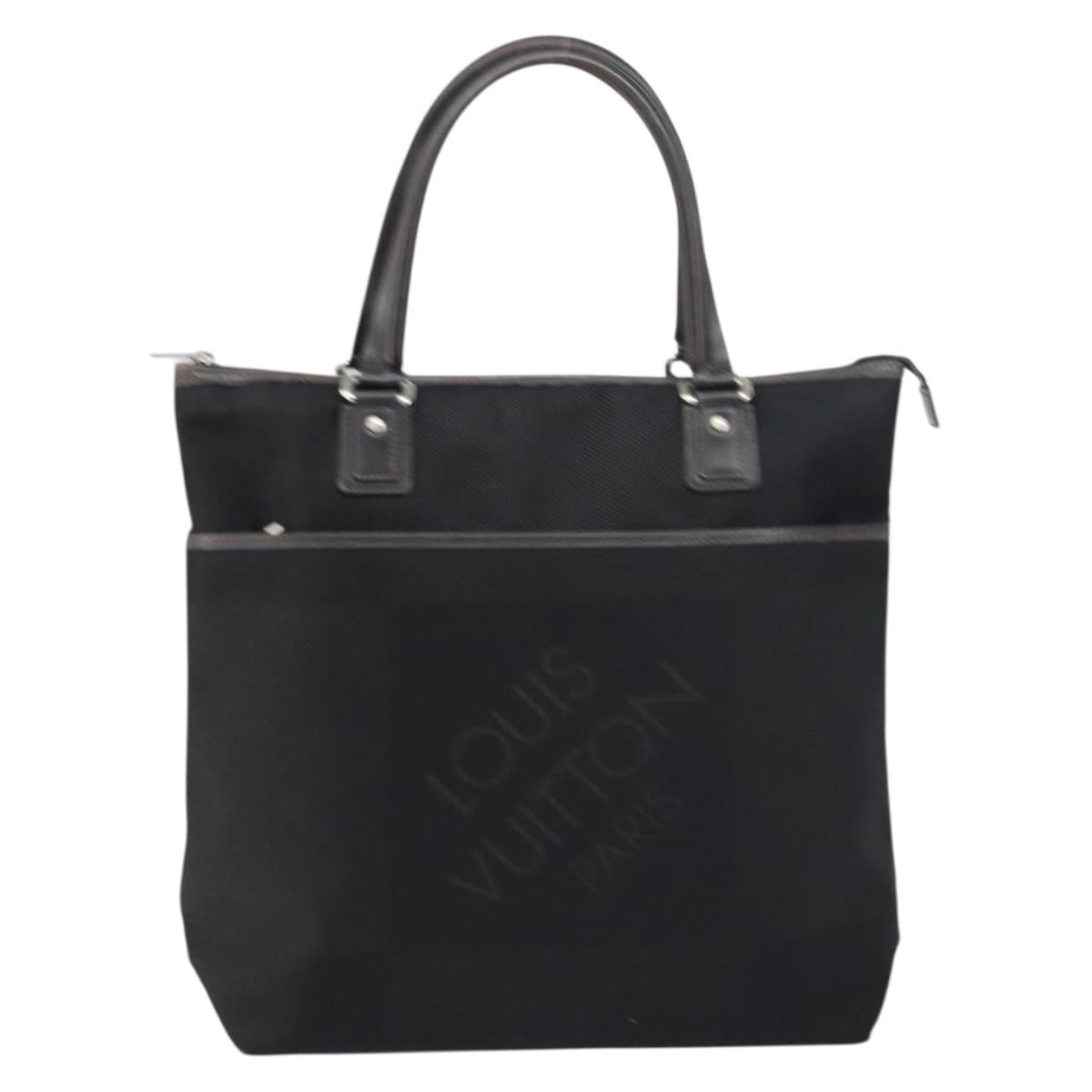 LOUIS VUITTON Damier Geant Kugar Tote Bag Black M93085 LV Auth BA9064