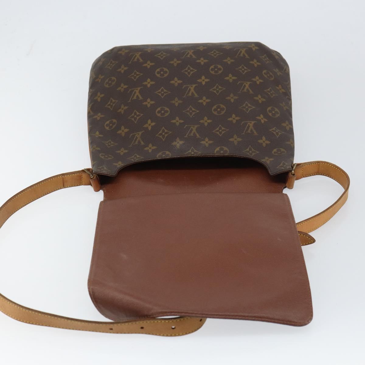 LOUIS VUITTON Monogram Musette Tango Long Strap Shoulder Bag M51388 Auth BA9065