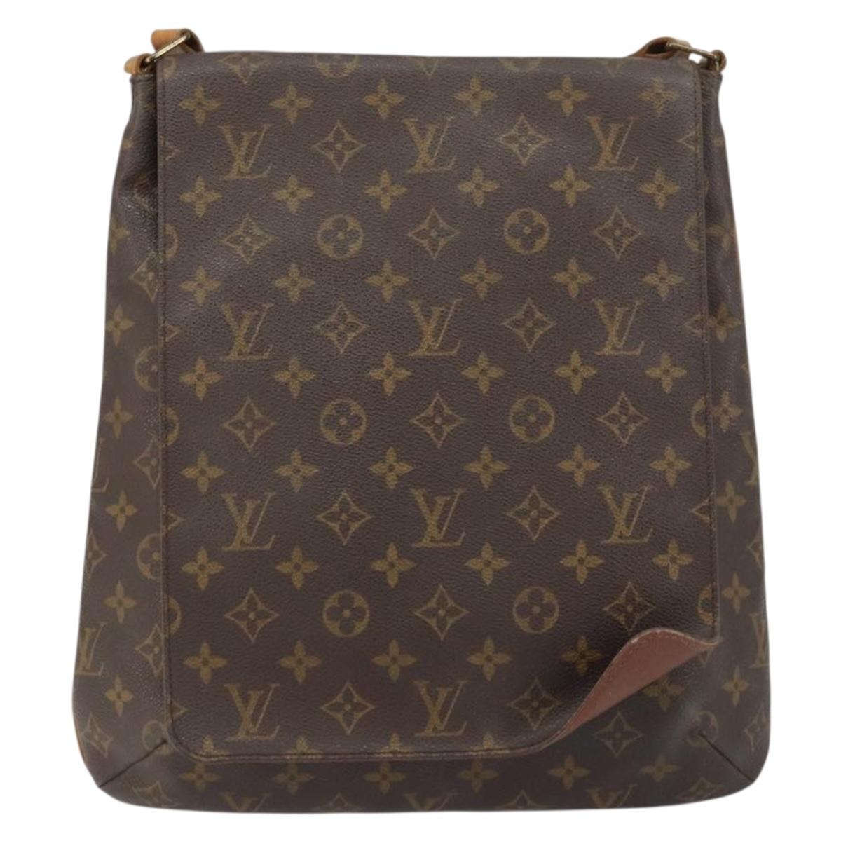 LOUIS VUITTON Monogram Musette Tango Long Strap Shoulder Bag M51388 Auth BA9065