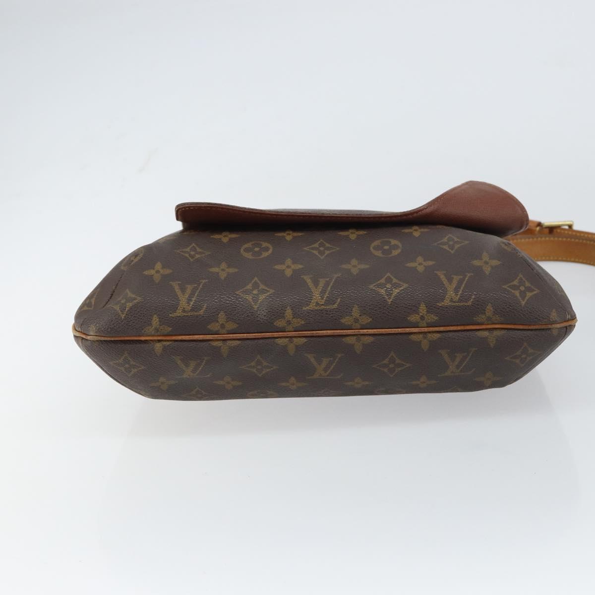 LOUIS VUITTON Monogram Musette Tango Long Strap Shoulder Bag M51388 Auth BA9065