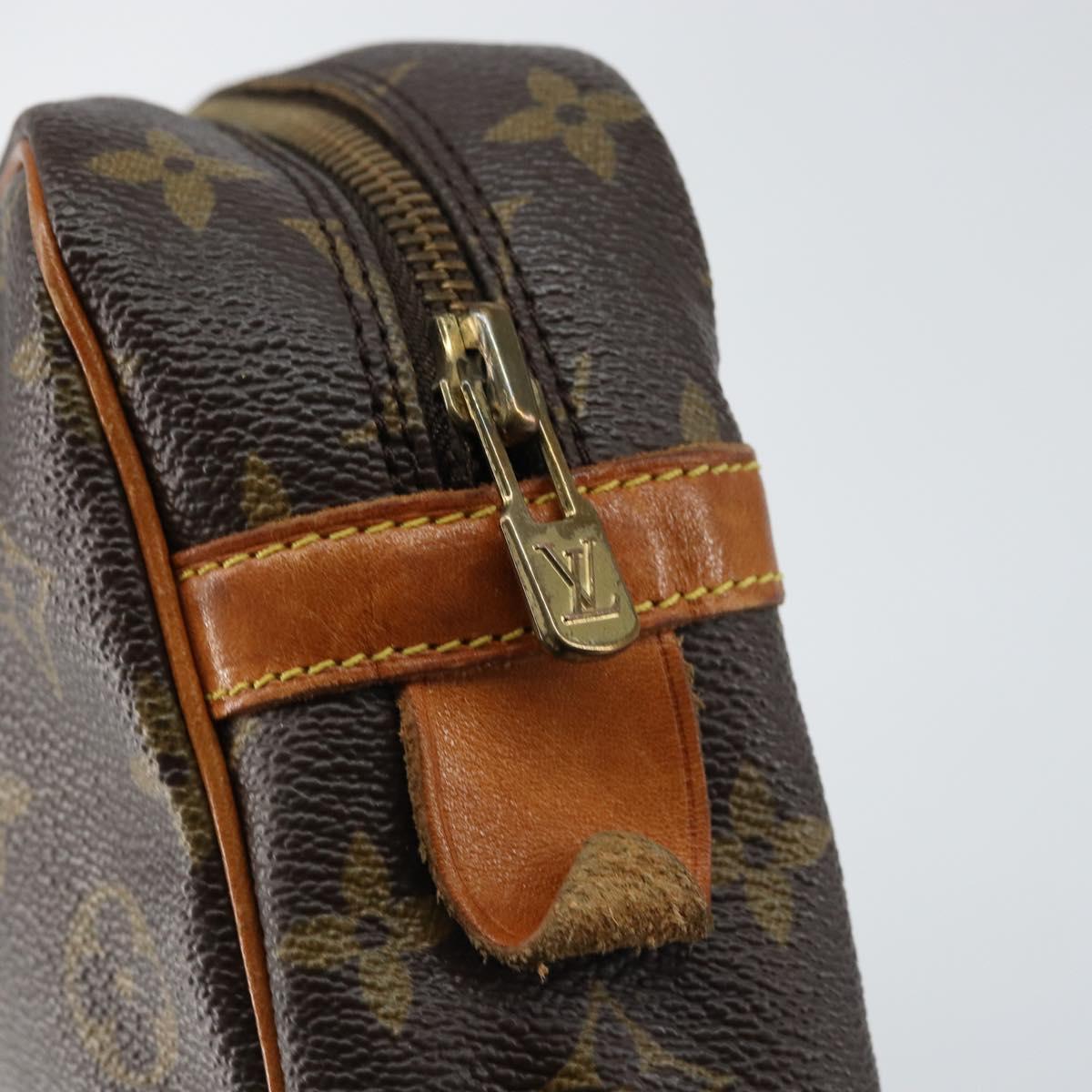 LOUIS VUITTON Monogram Compiegne 28 Clutch Bag M51845 LV Auth BA9096