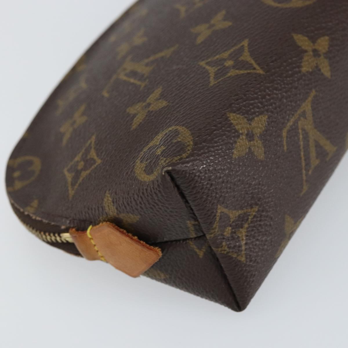 LOUIS VUITTON Monogram Pochette Cosmetic PM Pouch M43998 LV Auth BA9098