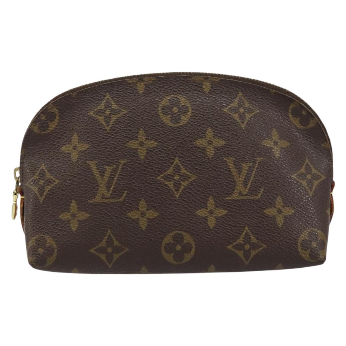 LOUIS VUITTON Monogram Pochette Cosmetic PM Pouch M43998 LV Auth BA9098
